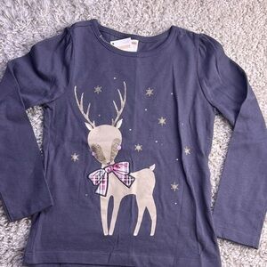 GIRLS GYMBOREE HOLIDAY TOP SIZE 6 NWT